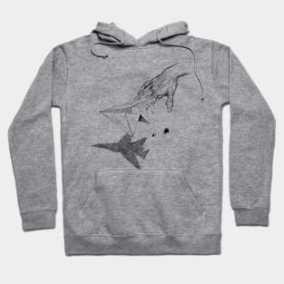 paper airplane Hoodie